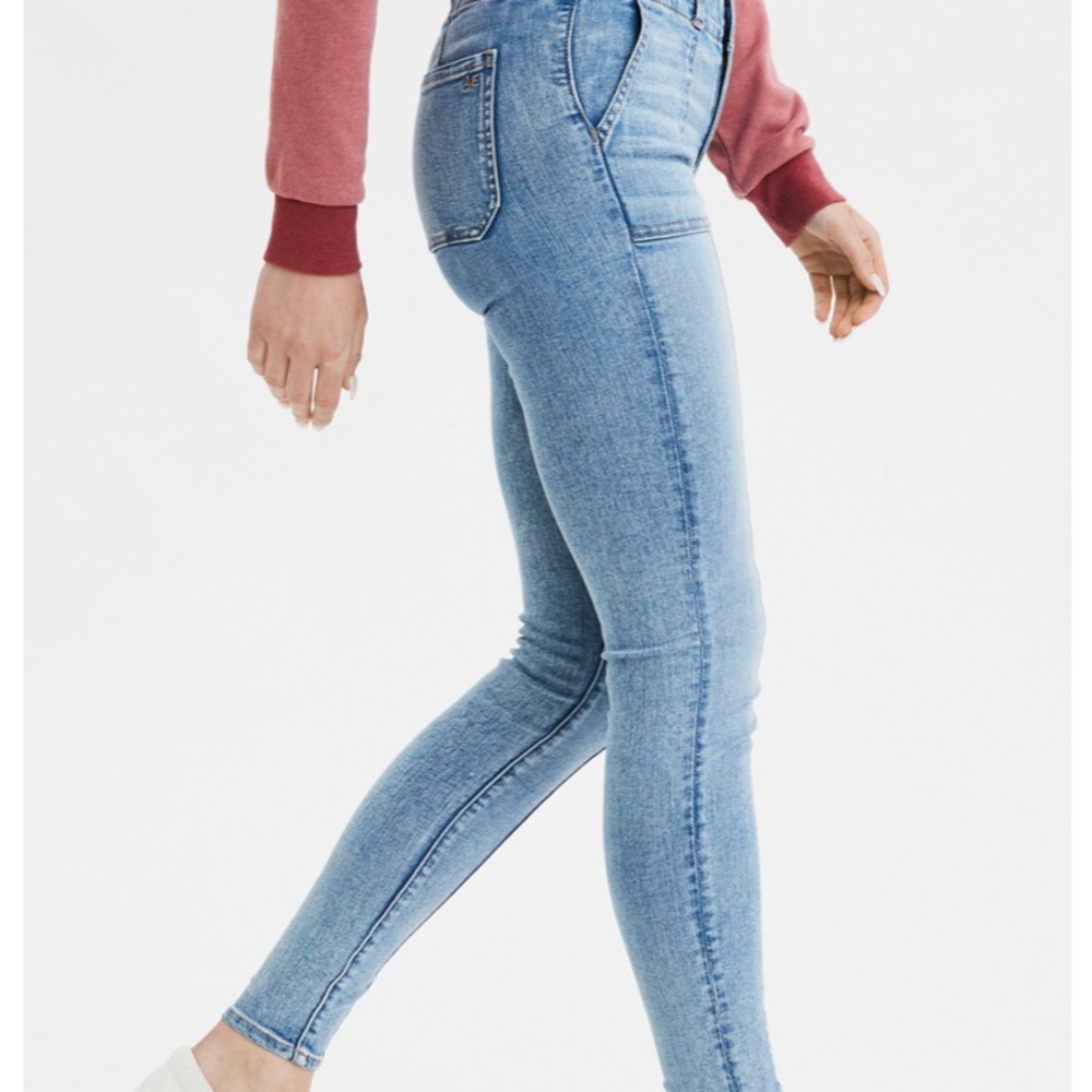 AE NE(X)T LEVEL SUPER HIGH-WAISTED JEGGING - Picture 2 of 7